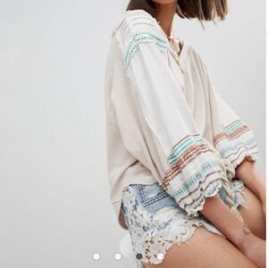 NWT Free People Bubble Shirt